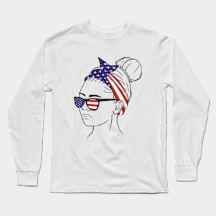 4th Of July Lady Long Sleeve T-Shirt